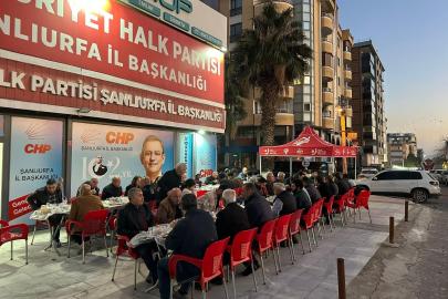CHP Şanlıurfa’dan iftar programları