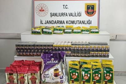Şanlıurfa'da 5 bin paket kaçak sigara ve çay ele geçirildi