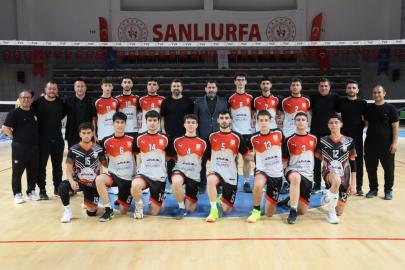 Genç erkekler voleybol takımından filede ikinci galibiyet