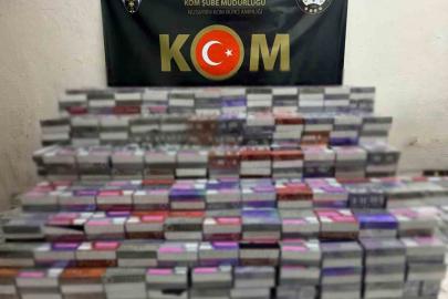 12 bin 780 paket elektronik sigara kiti ele geçirildi