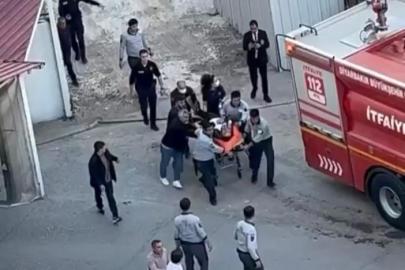 İnşaat halindeki otelde yangın: 13 kişi dumandan etkilendi