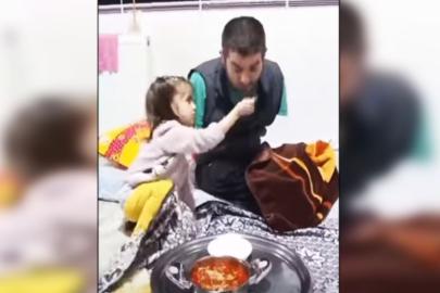 Şanlıurfa’da yürekleri ısıtan görüntü