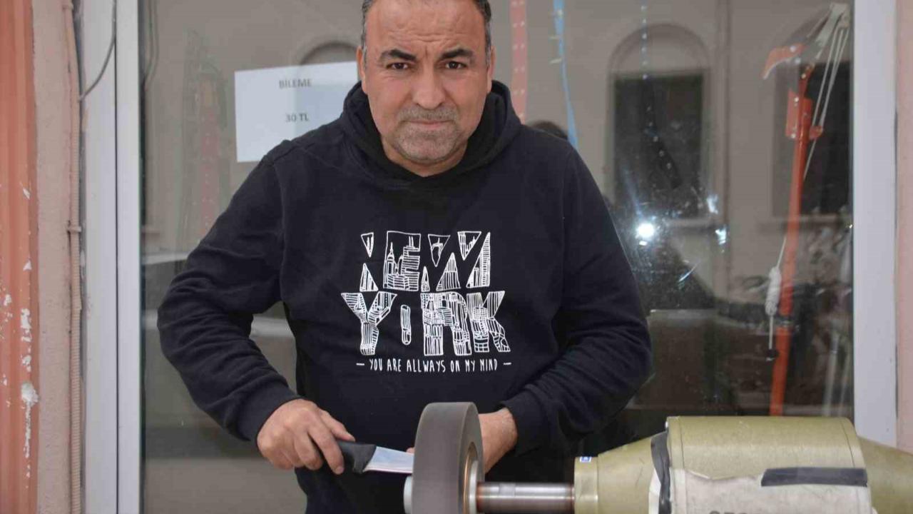 15 yıllık bıçakçının ’kurban’ mesaisi