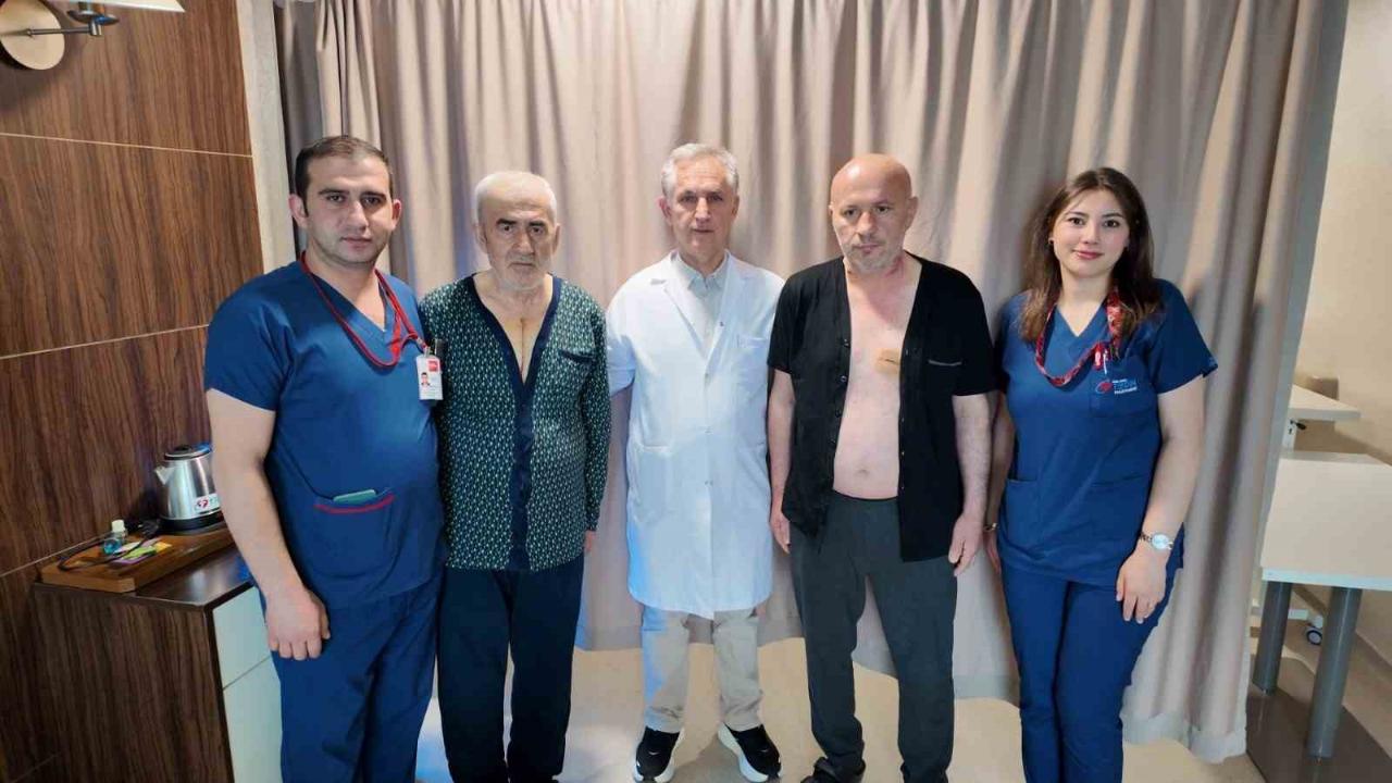2 hasta başarılı bypass ameliyatlarıyla sağlığına kavuştu
