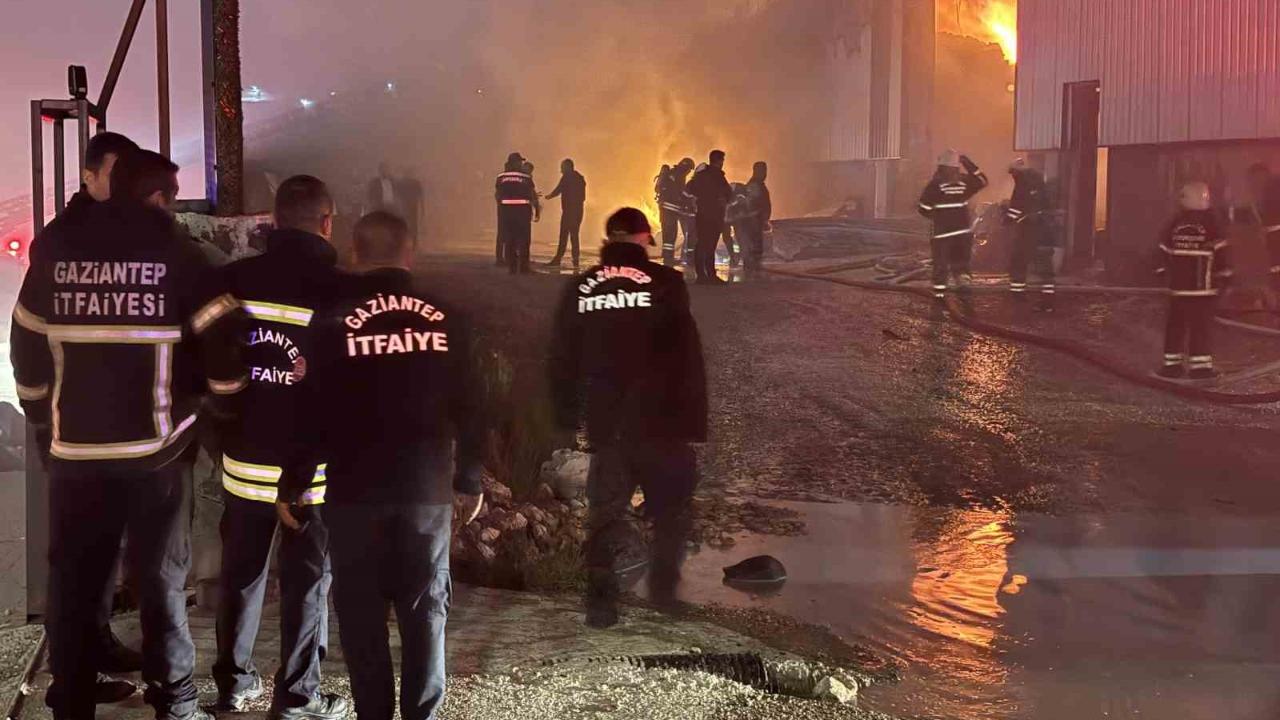 Mobilya fabrikasında yangın