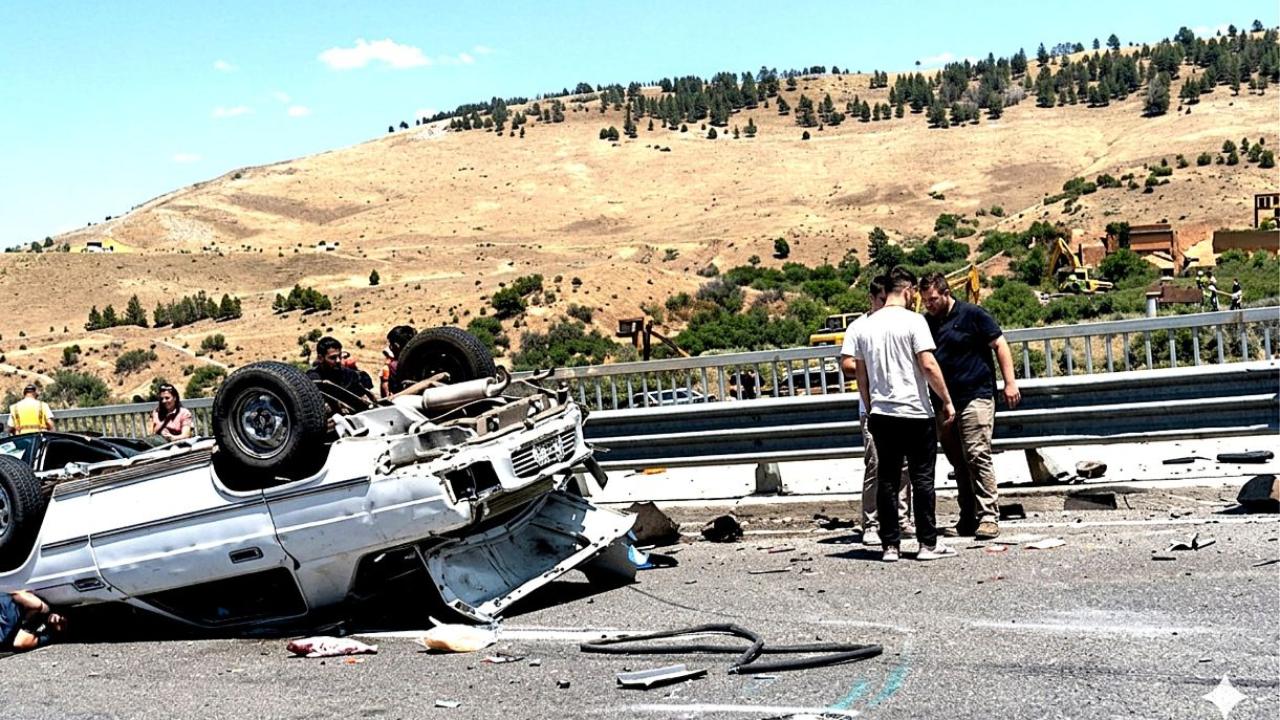 Şanlıurfa Kuzeybatı yolunda feci kaza
