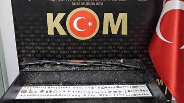 Tarihi eser operasyonunda 180 obje ele geçirildi