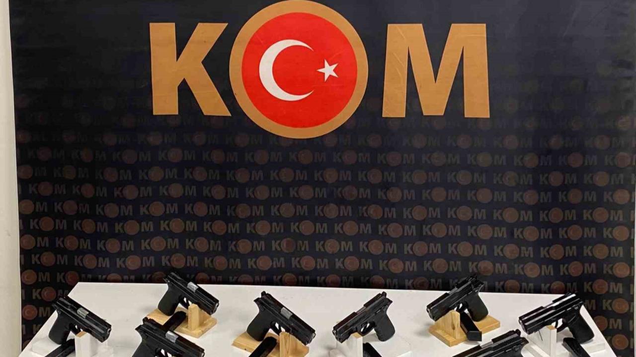 13 ruhsatsız tabanca ele geçirildi