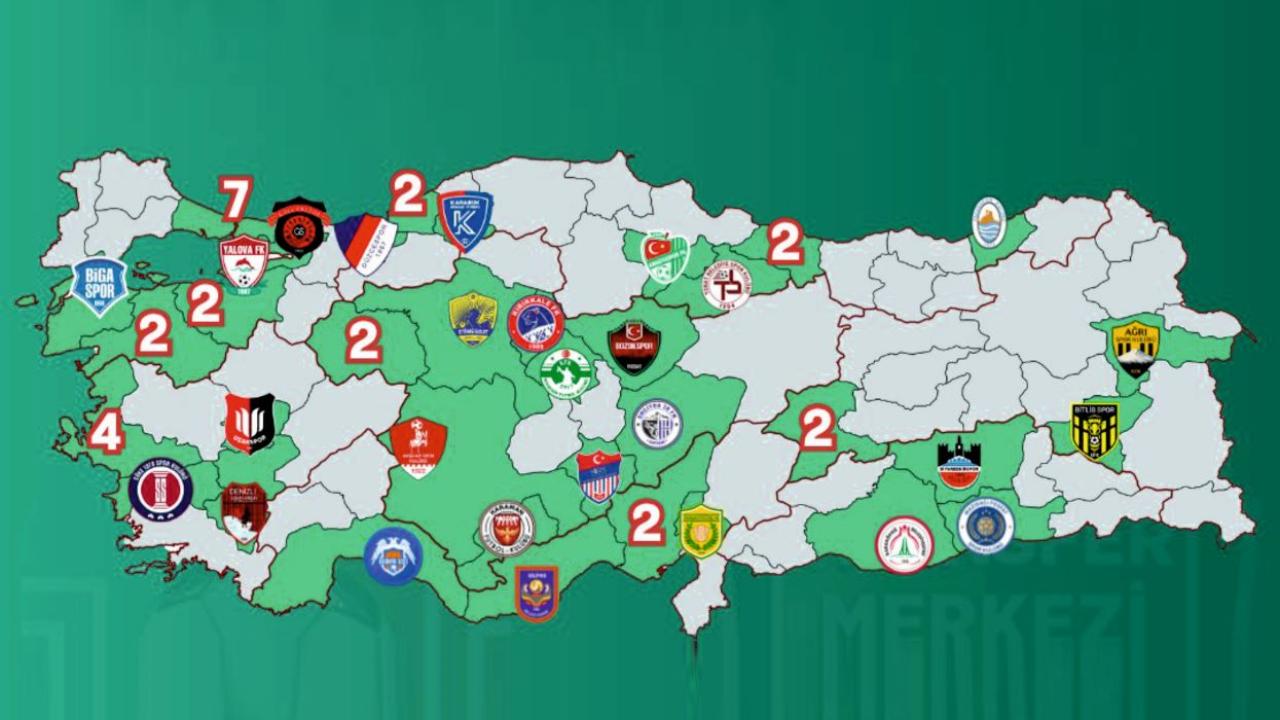 3. Lig haritası belli oldu
