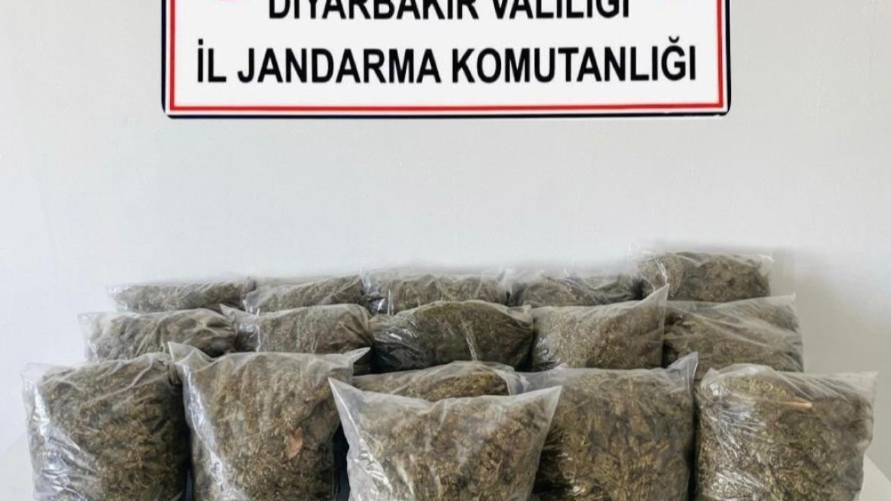 38 buçuk kilo esrar ele geçirildi