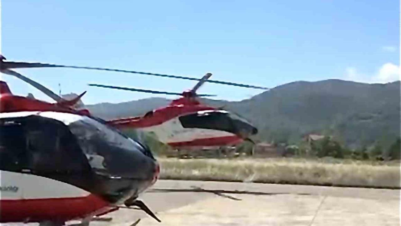 Ambulans helikopterinden sınırları aşan nakil