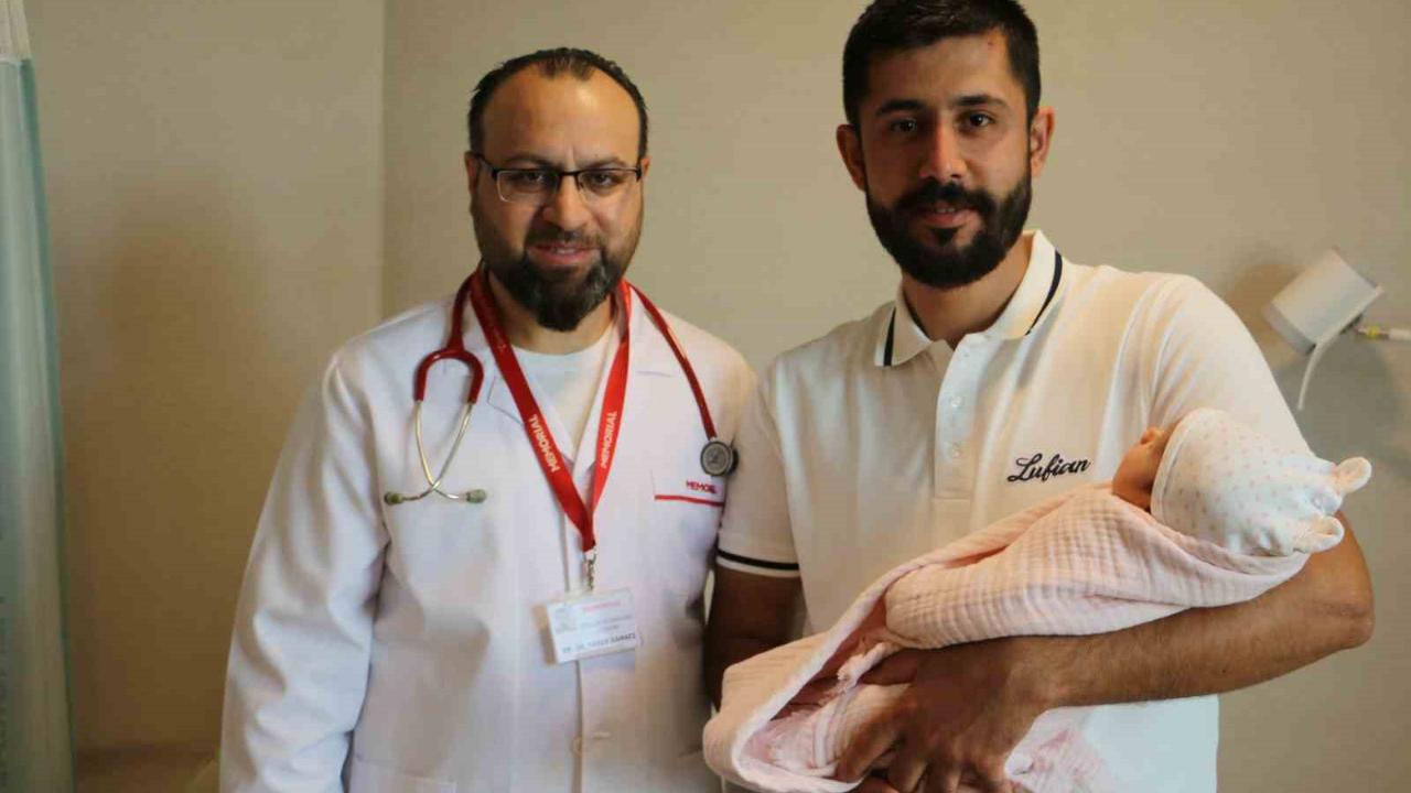 Anne karnında yaşama şansı düşük denilen bebek, Diyarbakır’da sağlığına kavuştu