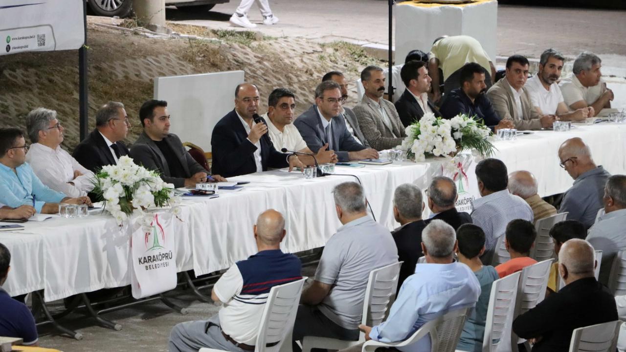 Başkan Nihat Çiftçi, akpıyar mahallesinde vatandaşların sorunlarını dinledi