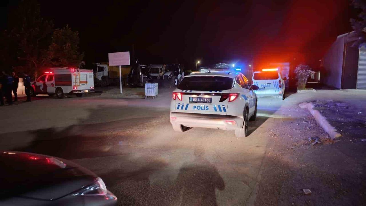 Boş alanda klor gazı paniği