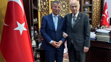 Cevheri, Devlet Bahçeli ile bir araya geldi