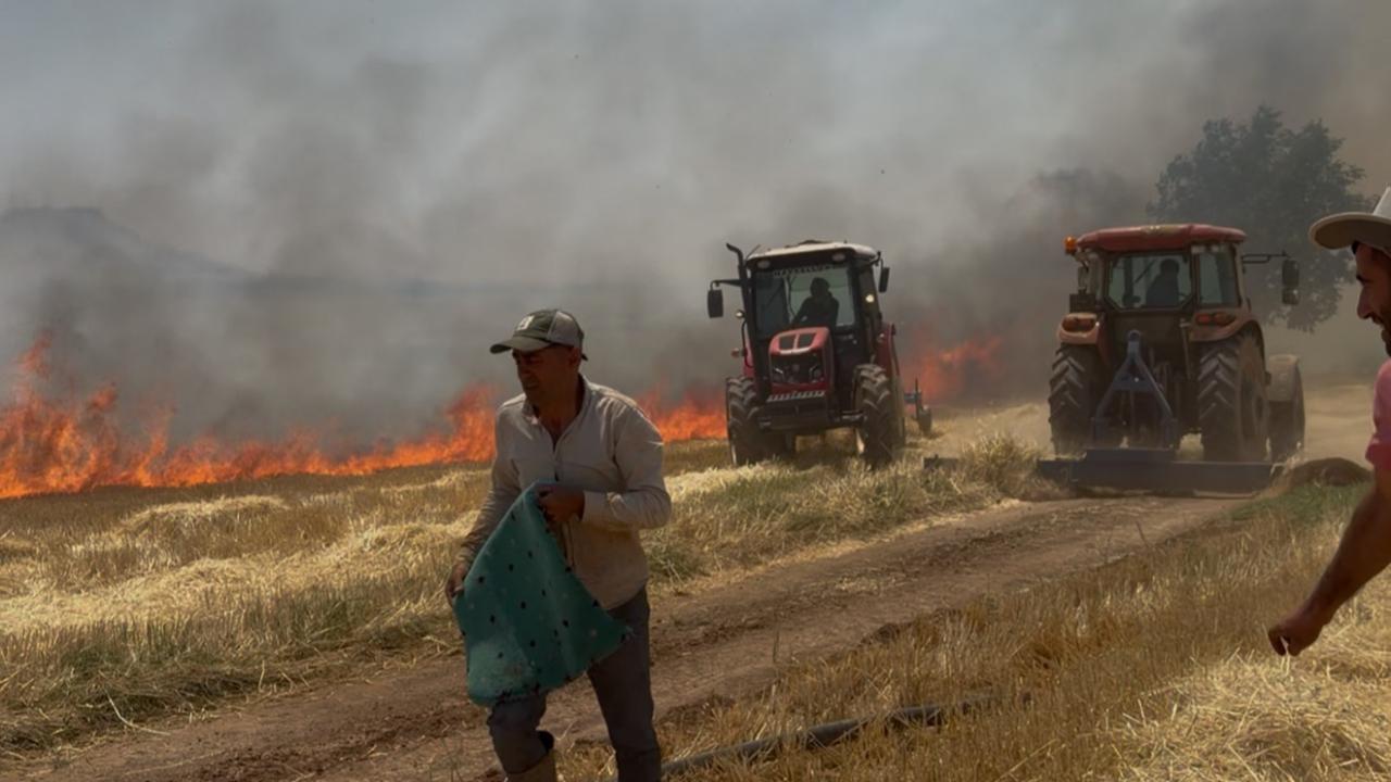 Çiftçilerin erken müdahalesi faciayı önledi