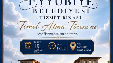 Eyyübiye Belediyesi Hizmet Binasının Temeli Atılıyor