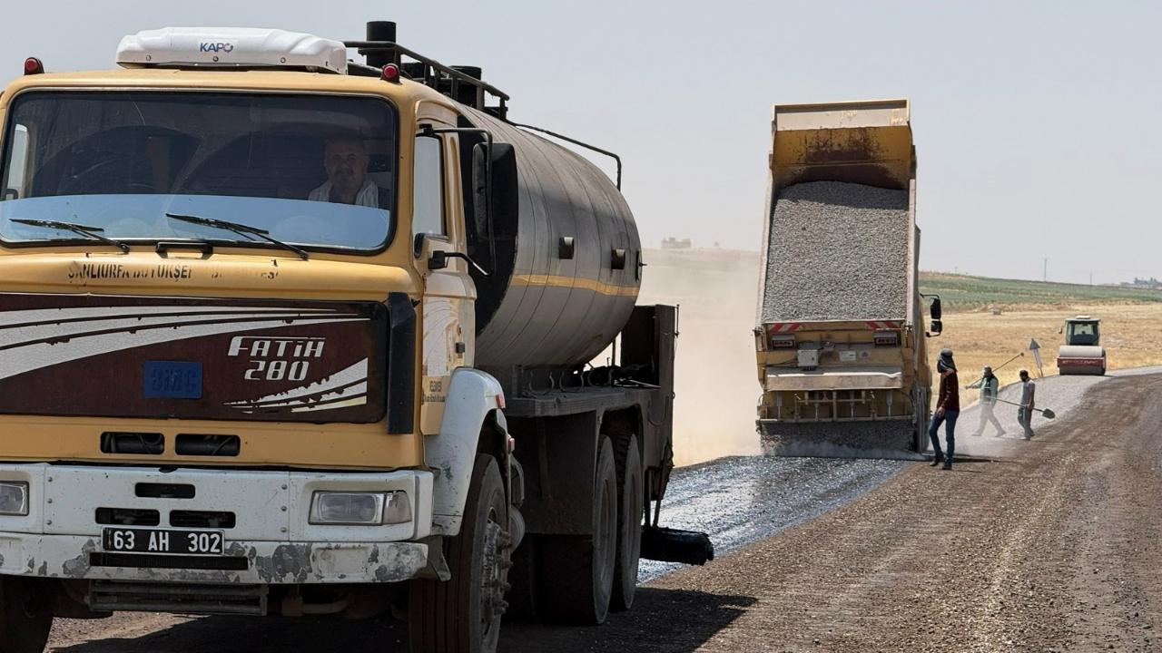 Eyyübiye kırsalında yol kalitesi artıyor