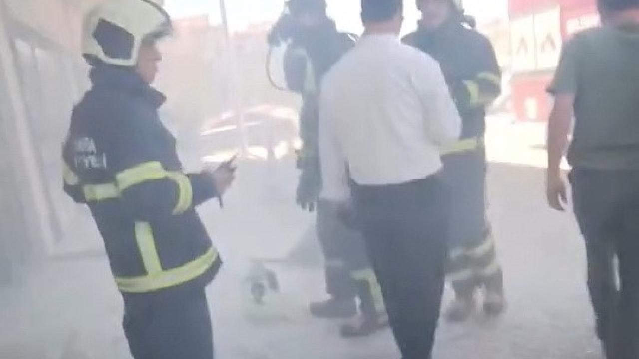 İş merkezindeki korkutan yangında 2 kişi hastaneye kaldırıldı