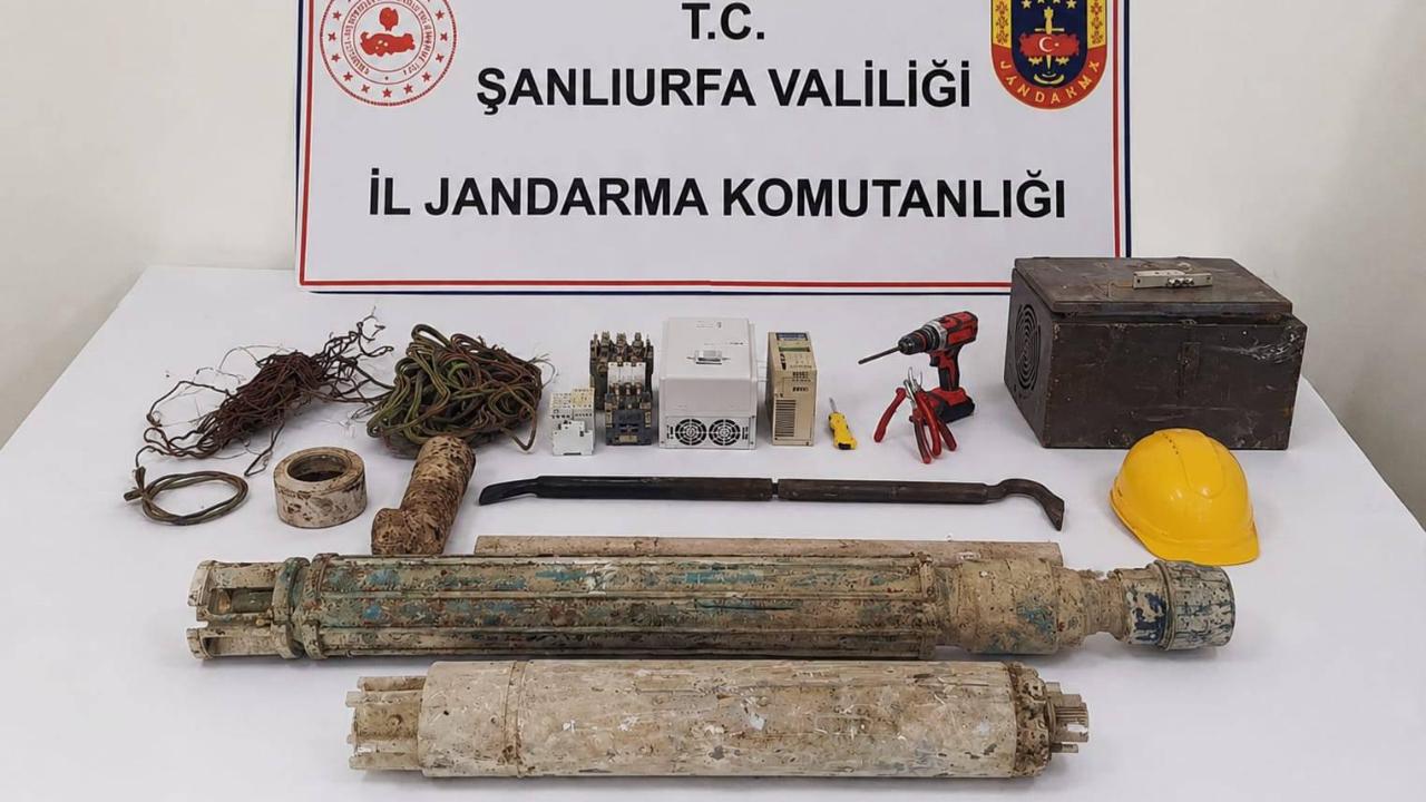 Jandarmadan dalgıç pompası hırsızlarına operasyon: 2 gözaltı