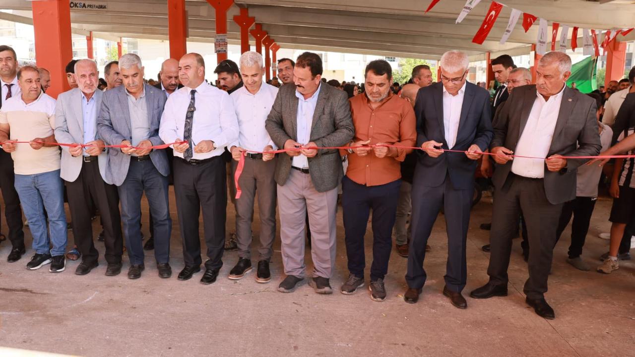 Karaköprü Akbayır semt pazarı resmen açıldı
