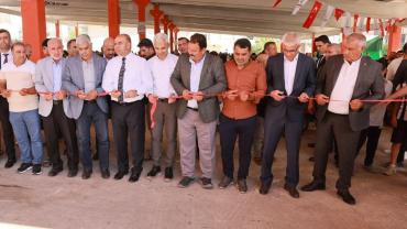 Karaköprü Akbayır semt pazarı resmen açıldı