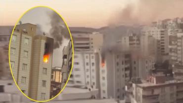 Karaköprü'de korkutan yangın