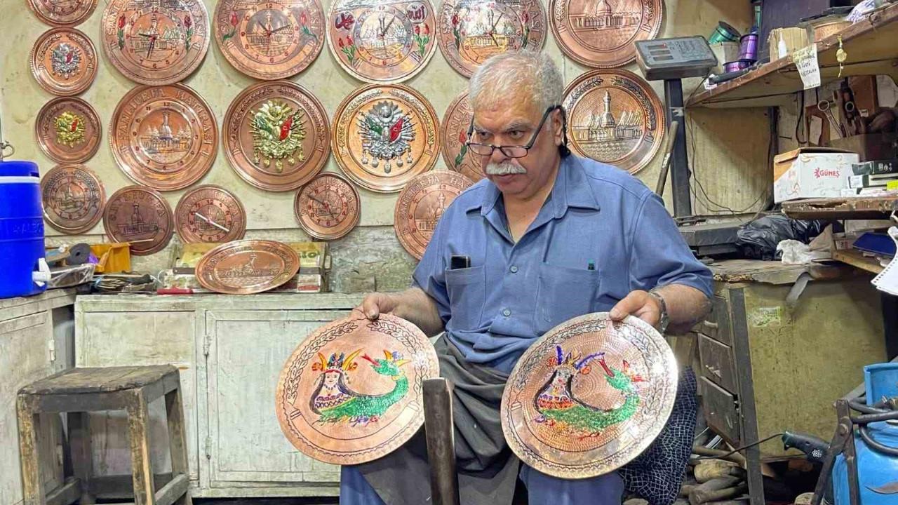 Kaybolmaya yüz tutan bakırcılık mesleği yeniden canlandı