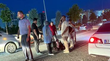 Şanlıurfa'da kaza: Yolu geçmeye çalışan kadın ölümden döndü