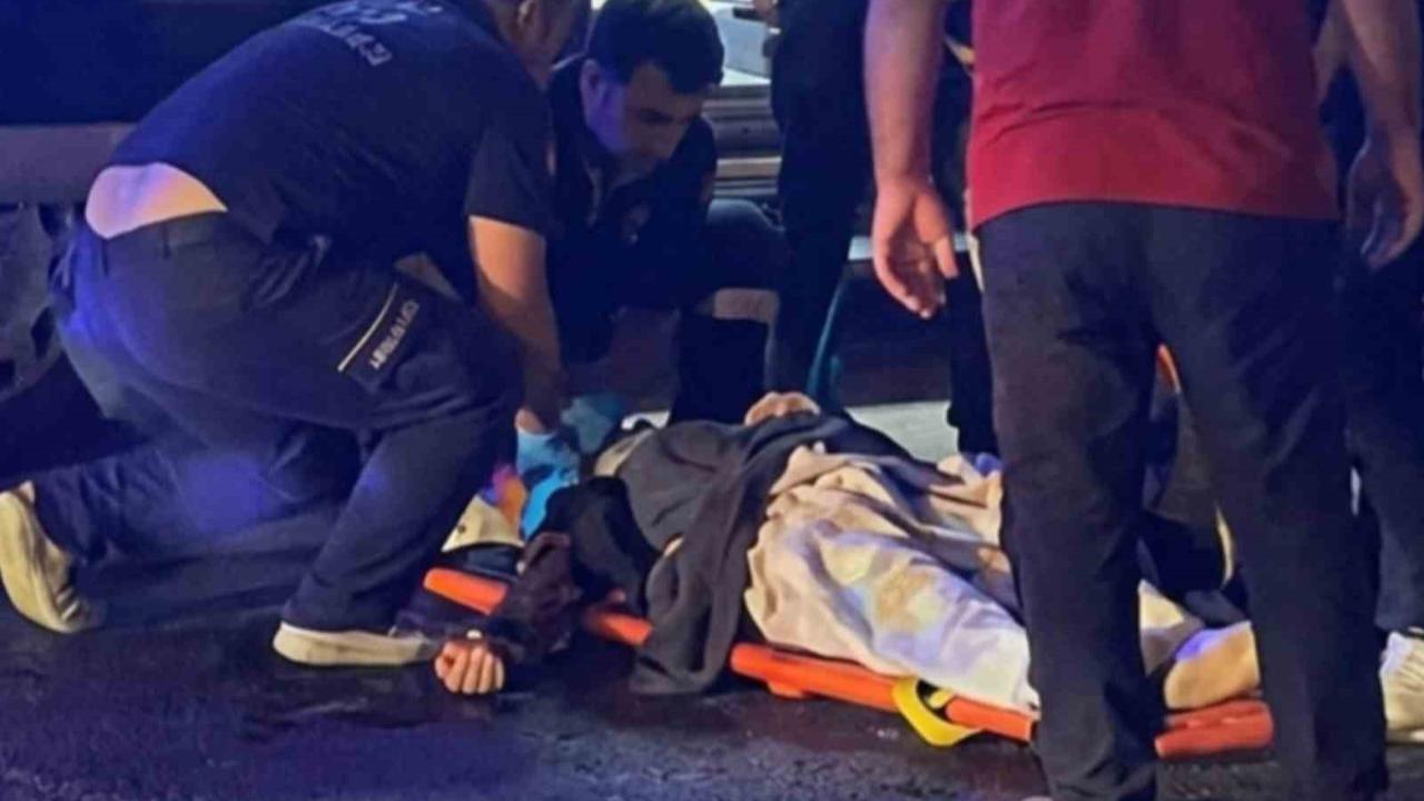Otomobilin çarptığı yaşlı kadın ağır yaralandı