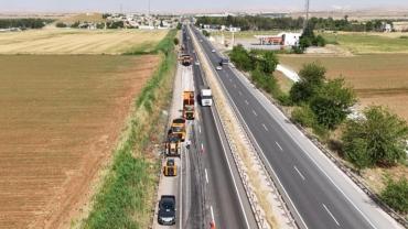 Şanlıurfa - Nusaybin karayolunda çalışmalar başladı