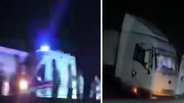 Şanlıurfa'da iki TIR çarpıştı: Yaralılar var