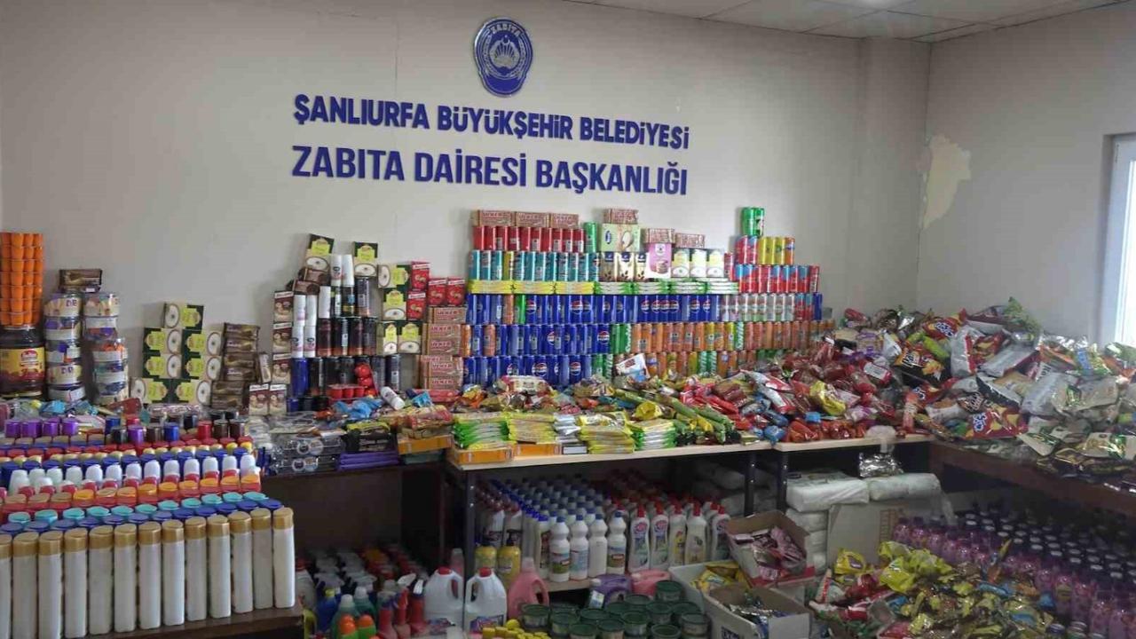 Şanlıurfa’da tarihi geçmiş ürünlere el konuldu