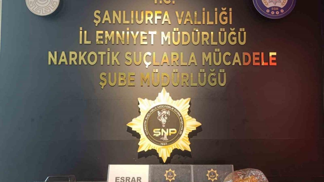 Şanlıurfa’da uyuşturucu operasyonu: 3 gözaltı