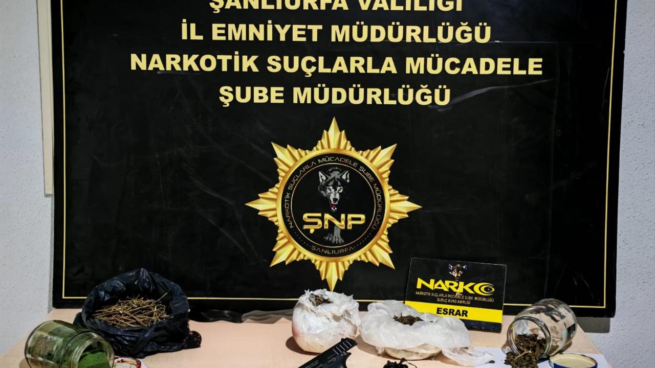 Şanlıurfa'da uyuşturucu ve silah ele geçirildi