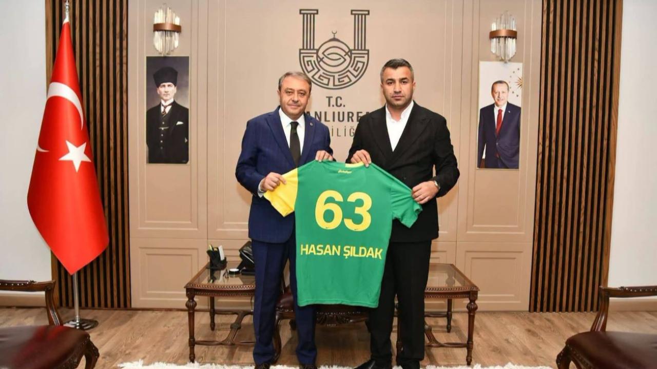 Şanlıurfaspor Başkanı, Vali Şıldak'la buluştu