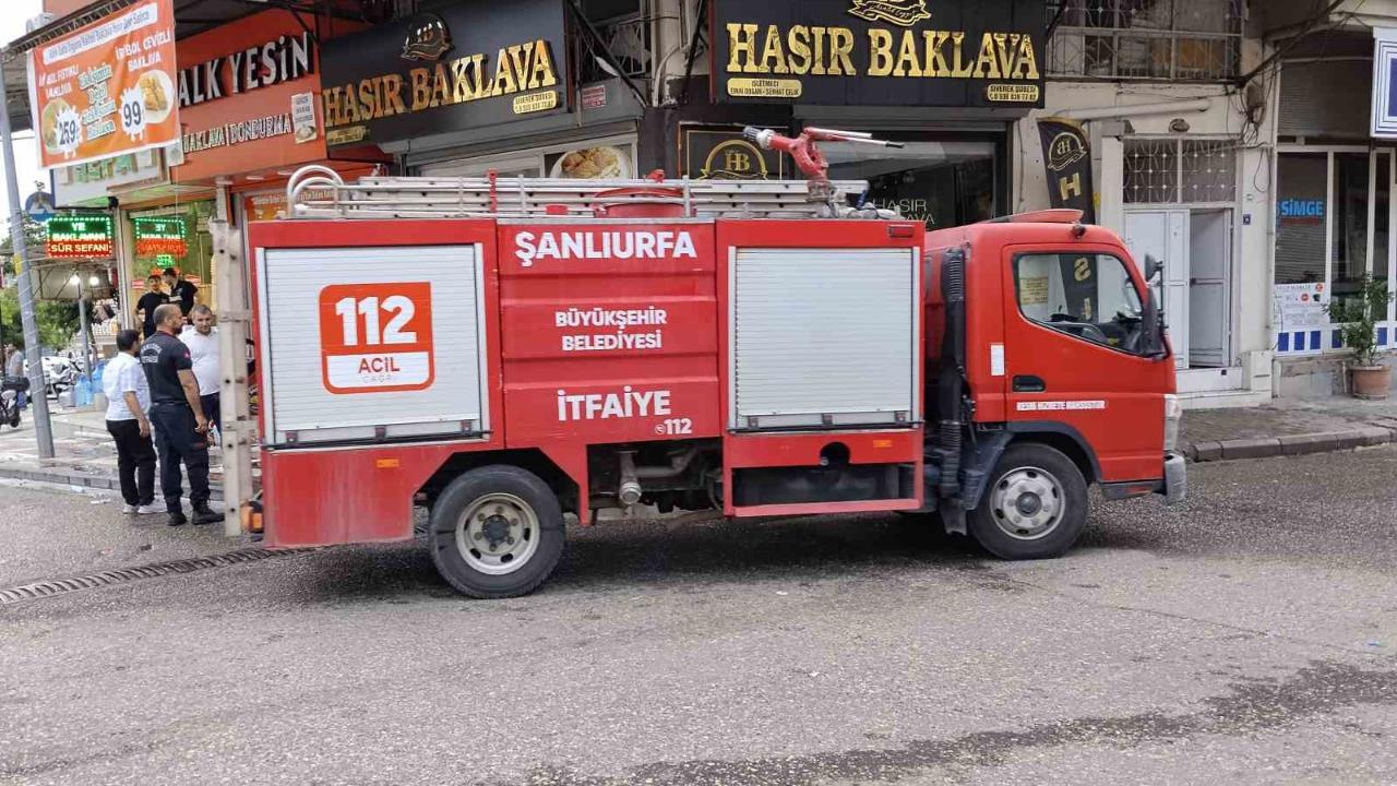 Siverek’te iş yerinde çıkan yangın korku dolu anlar yaşattı
