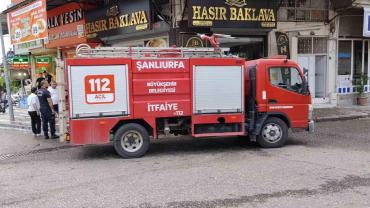 Siverek’te iş yerinde çıkan yangın korku dolu anlar yaşattı
