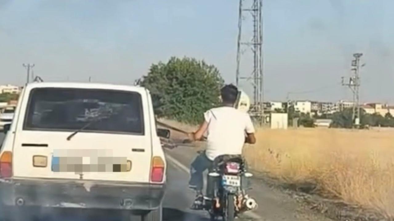 Siverek'te tehlikeli yolculuk