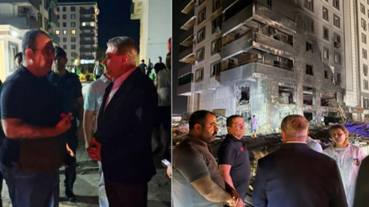 Vali Şıldak, yangın bölgesinde incelemelerde bulundu