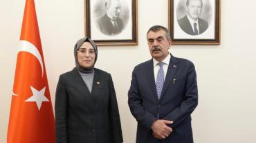 Yazmacı, Milli Eğitim Bakanı Tekin’i ziyaret etti