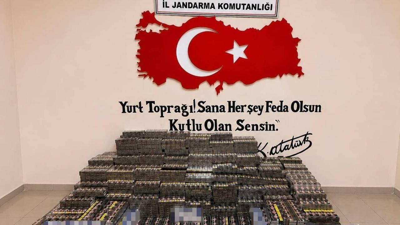 5 milyon lira değerinde kaçak tütün mamulleri ele geçirildi