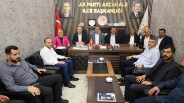 AK Parti İl Başkanı Günbegi'den Akçakale temasları