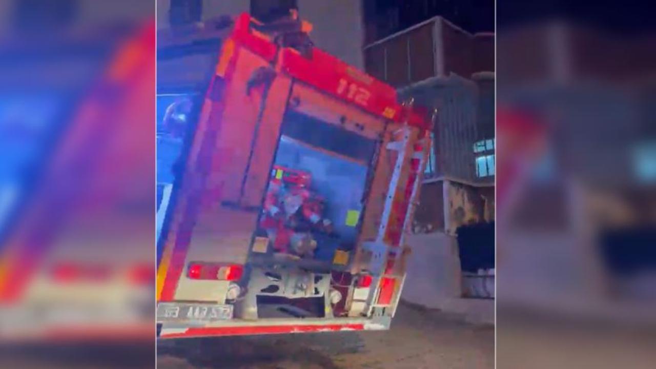 Eyyübiye'de yangın