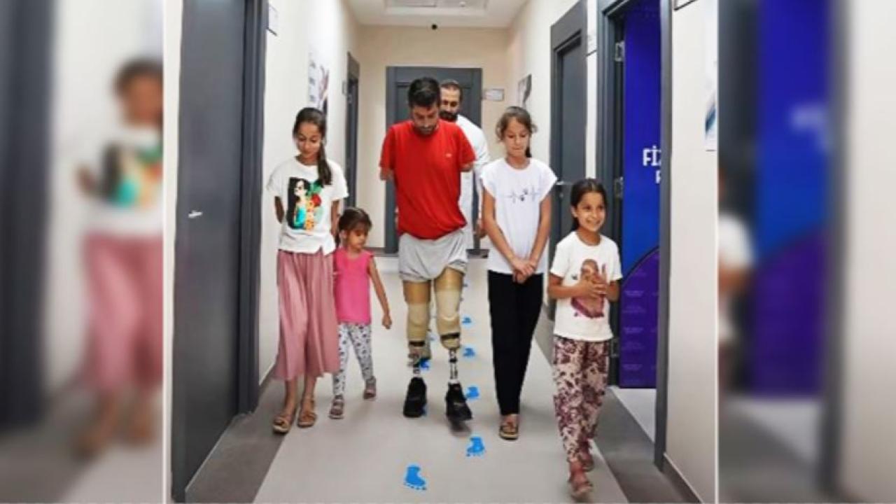 Fatma Şahin el attı, Viranşehirli Burhan, ayaklarına kavuştu