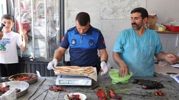 Haliliye zabıtası'ndan pide ve lahmacun fırınlarına sıkı denetim