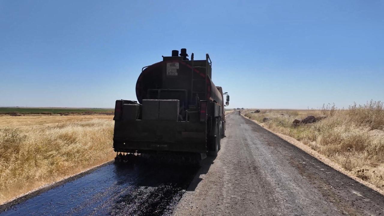 Hilvan’da 8,5 kilometrelik yol yenilendi