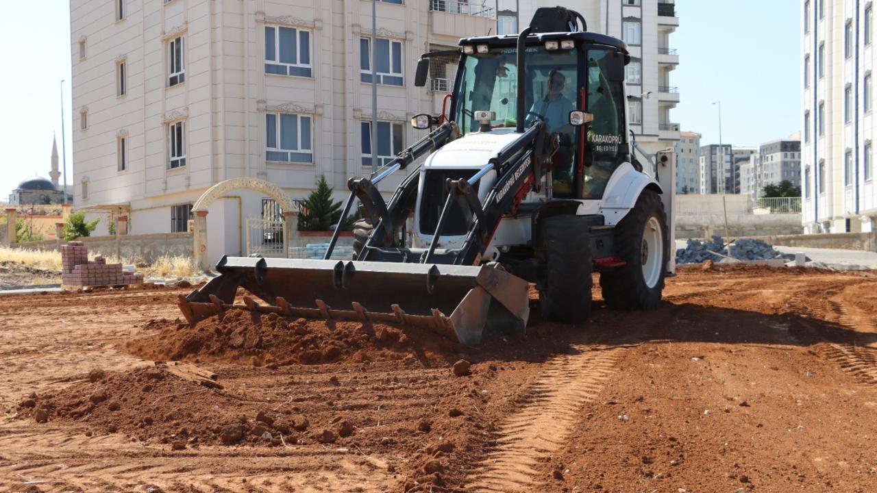 Karaköprü Belediyesi 26 yeni parkı ilçeye kazandırıyor