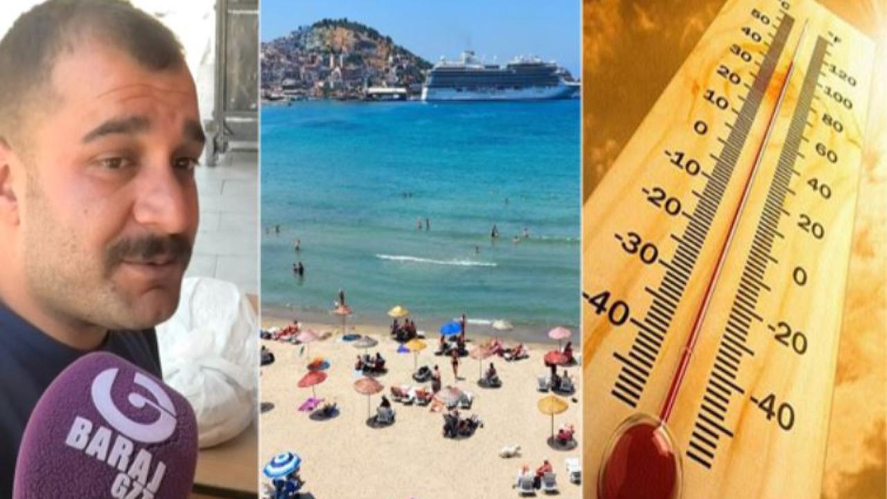 Kavurucu sıcaklar ve tatil planları, çarşıyı boşalttı