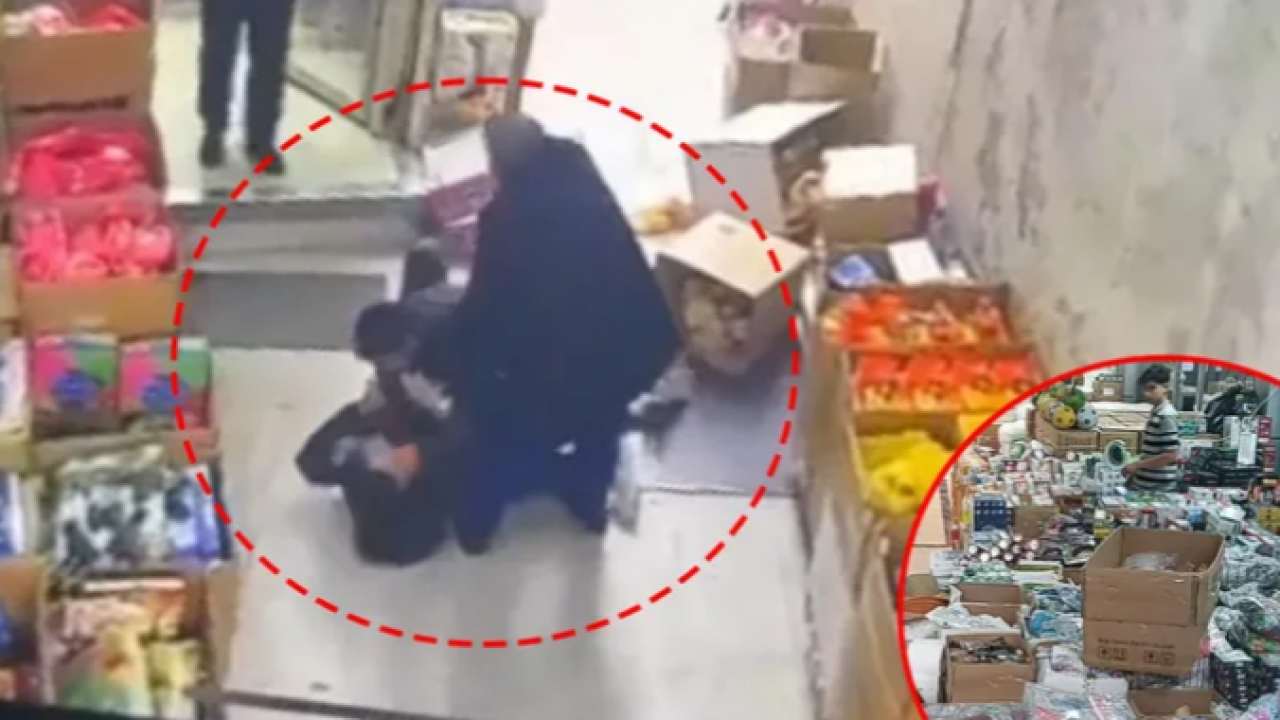 Komşu esnaflar müşteri kapmak için birbirine girdi